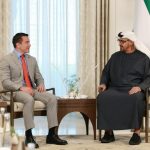 Daniel Noboa se reunió con el presidente de Emiratos Árabes Unidos, en Abu Dabi