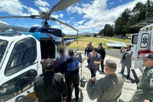 Policía trasladó en helicóptero a menor en estado crítico desde Quito hasta Guayaquil