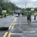 Conaie denuncia ‘desproporcionada presencia militar’ en protesta en Pastaza en medio del paro