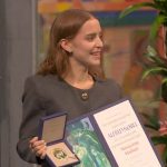 Ana Corina Sosa recibió el Nobel de la Paz en nombre de su madre, María Corina Machado, en Oslo