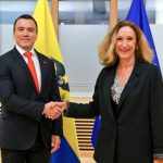 Daniel Noboa sigue su agenda en Bélgica y se reúne con el sector empresarial