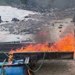 Operaciones militares frenan minería ilegal en Morona Santiago