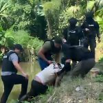 Alias ‘Jefferson Caballo’, capturado tras lanzarse al río para huir, en Santo Domingo