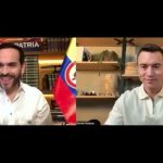 Daniel Noboa felicita a Abelardo de la Espriella y habla de Correa