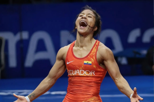 Lucía Yépez pone a Ecuador ante otra oportunidad de oro en el Mundial de lucha